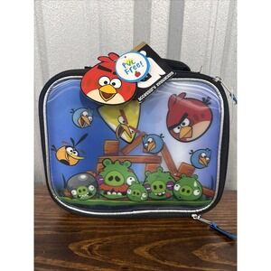 New with tags 3-D Angry Birds insulated lunch box bag
